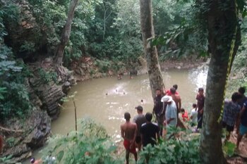 La muerte de Joel David López y su padre en un pozo turístico de Córdoba conmociona al fútbol colombiano - crédito Captura de Video redes sociales