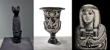 Momia de gato, Vasija cáliz