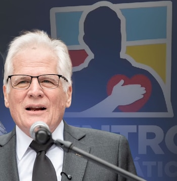 El precandidato presidencial entregó sus primeras declaraciones tras el pleito protagonizado por su nuera, María Claudia Tarazona, y su contrincante de partido María Fernanda Cabal - crédito Prensa Miguel Uribe/María Fernanda Cabal/montaje Jesús Aviles/Infobae Colombia