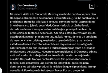 Dan Crenshaw indicó que, por