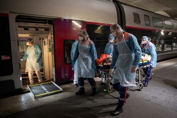 Imágenes del traslado. Foto: Thomas