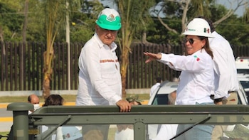 El presidente Andrés Manuel López