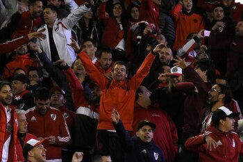 Los fanáticos del Millonario fueron