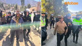 La policía detuvo a una