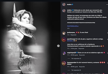 Shakira celebra el primer aniversario