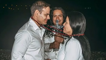 Mark Vito se casó con su novia Leslie Echevarría en una boda ancestral