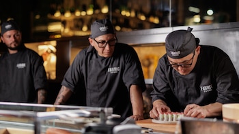 Fabián Masuda durante el proceso