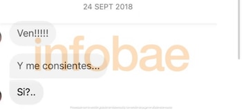 Así iniciaron las peticiones de uno de "los duros" hacia Natalia en el reconocido medio de comunicación colombiano - crédito suministrada Infobae