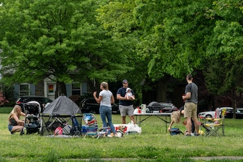 Picnic en Staten Island, Nueva York (Reuters)