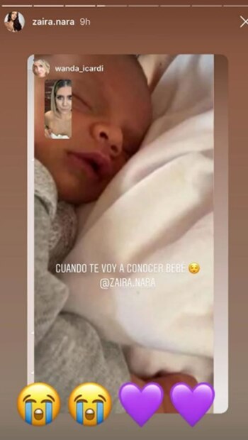 Wanda y Zaira Nara (Instagram)