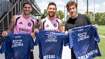 Franco Colapinto cumplió su sueño y conoció a Lionel Messi en Miami antes del Gran Premio de Fórmula 1