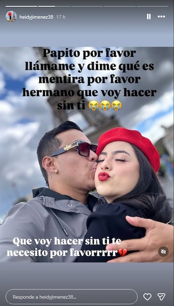 Heidy Jiménez, hermana del artista