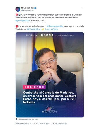 Este fue el mensaje de