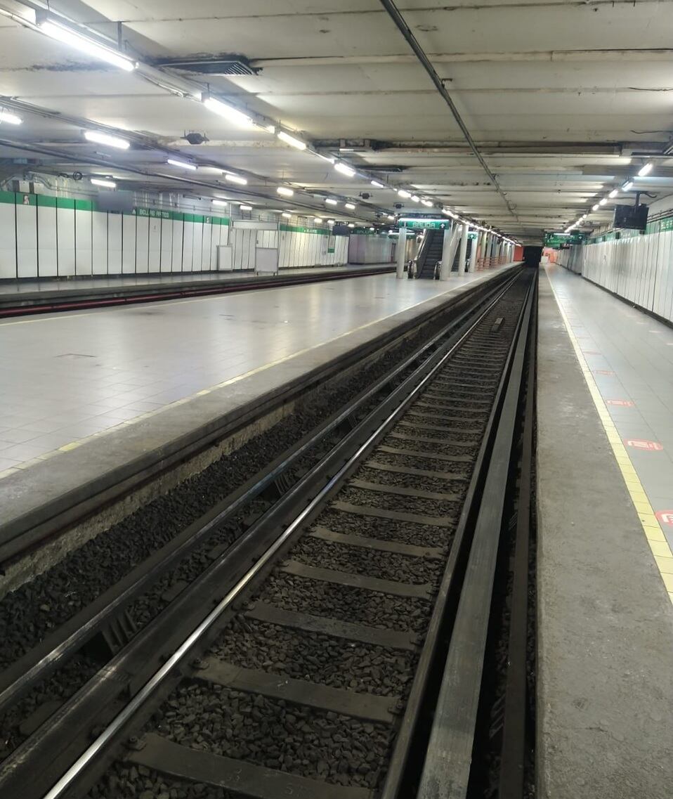Localizaron el cuerpo de una persona en las vías del Metro Bellas Artes (X/ @MetroCDMX)