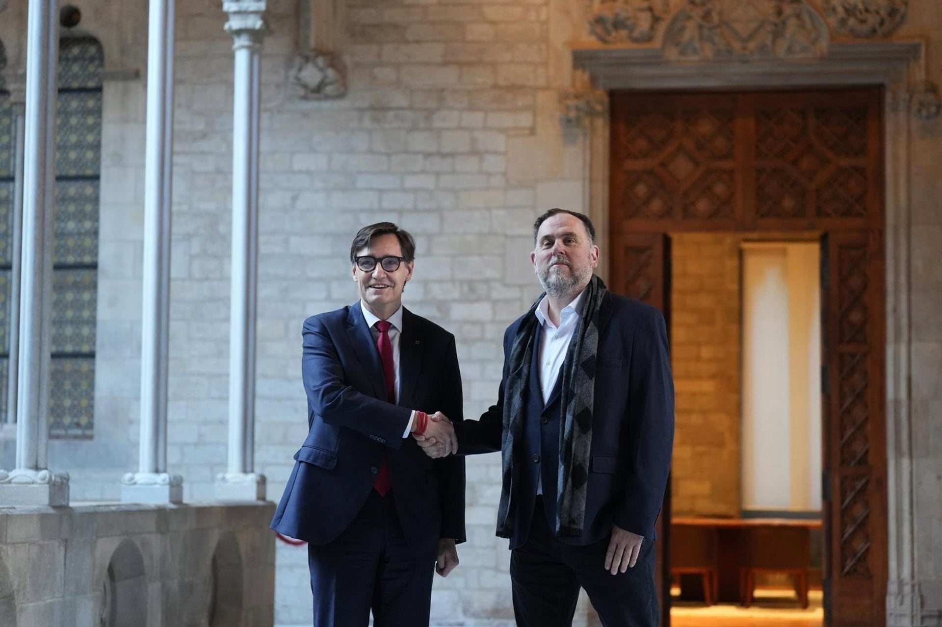 Illa y Junqueras se reúnen en la Generalitat tras el acuerdo de Gobierno y ERC sobre financiación