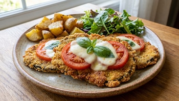 Receta de milanesas de berenjena sin gluten, rápido y fácil