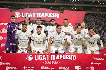 El 11 titular de Universitario que Fabián Bustos planteó para el duelo ante Melgar. - créditos: Universitario