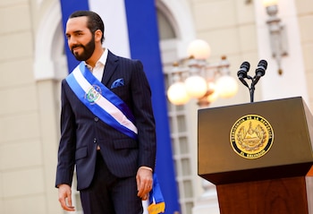 El presidente de El Salvador