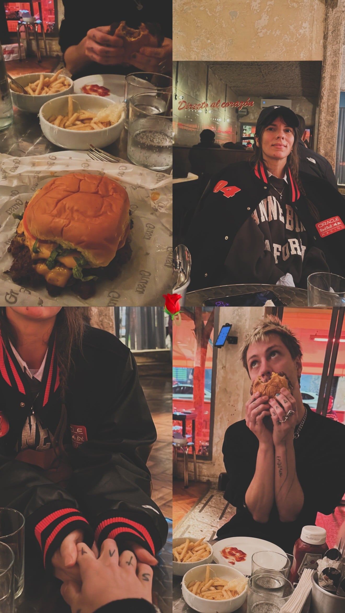 Gimena Accardi y Seven Kayne disfrutaron de una cena romántica, compartiendo miradas y un mensaje de amor que resonó 'Directo al corazón' en su velada especial.