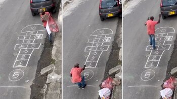 Video de habitante de calle