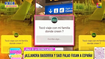Alejandra Baigorria y Said Palao: imágenes en España desatan dudas sobre su relación. Captura: Willax.