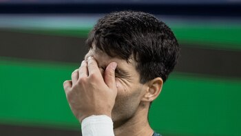 Alcaraz, tras perder con Dimitrov