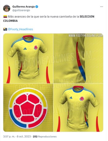 El combinado cafetero estrenaría casaca