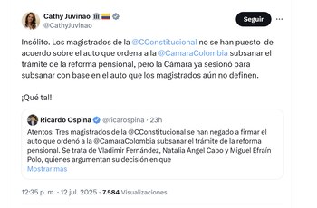 La representante Catherine Juvinao criticó