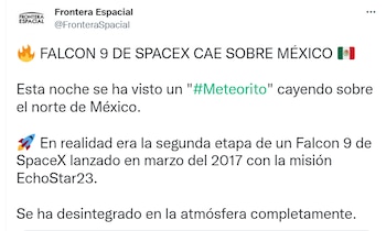 El Falcon 9 tuvo una