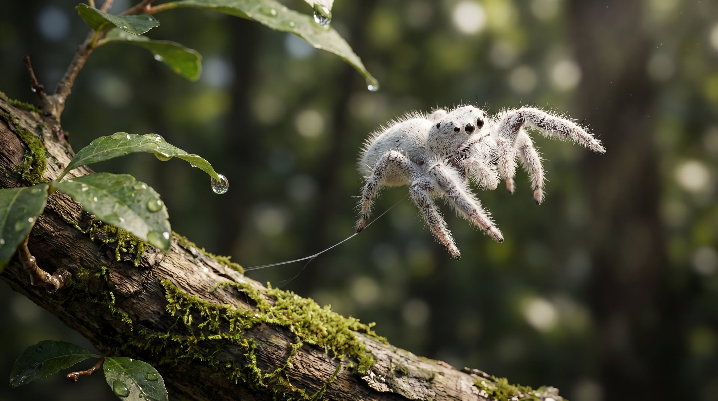 El mito de las 'arañas voladoras' surge de la confusión entre vuelo real y desplazamientos aéreos adaptativos en varias especies de arácnidos (Imagen Ilustrativa Infobae)