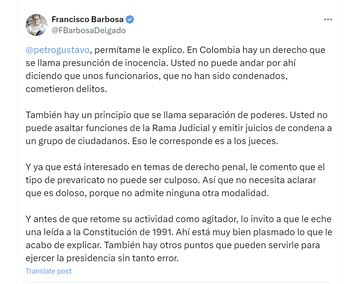 El exfiscal General de la