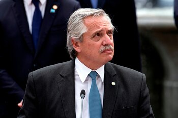 El presidente, Alberto Fernández (EFE/