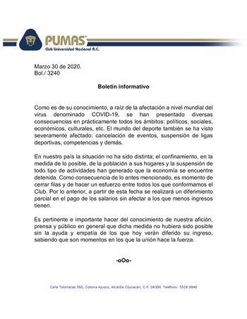 Jugadores de los Pumas aceptaron