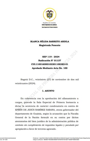 Fallo de la Corte Suprema