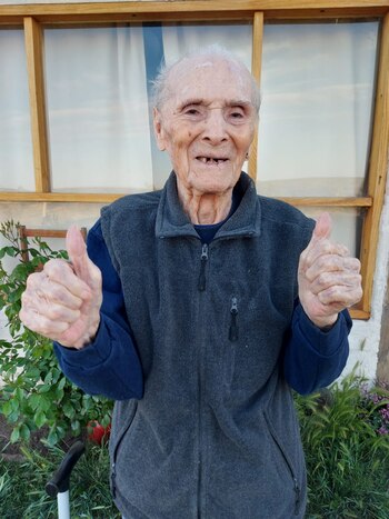 José se puso muy contento