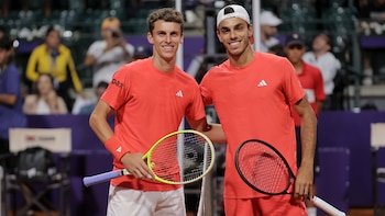 Los hermanos Cerúndolo debutaron con