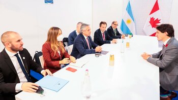 Alberto Fernandez y Justin Trudeau