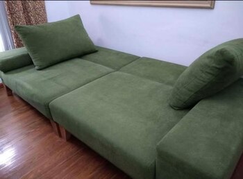 El sillón de dos cuerpo,