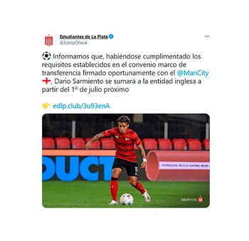 El anuncio de Estudiantes de