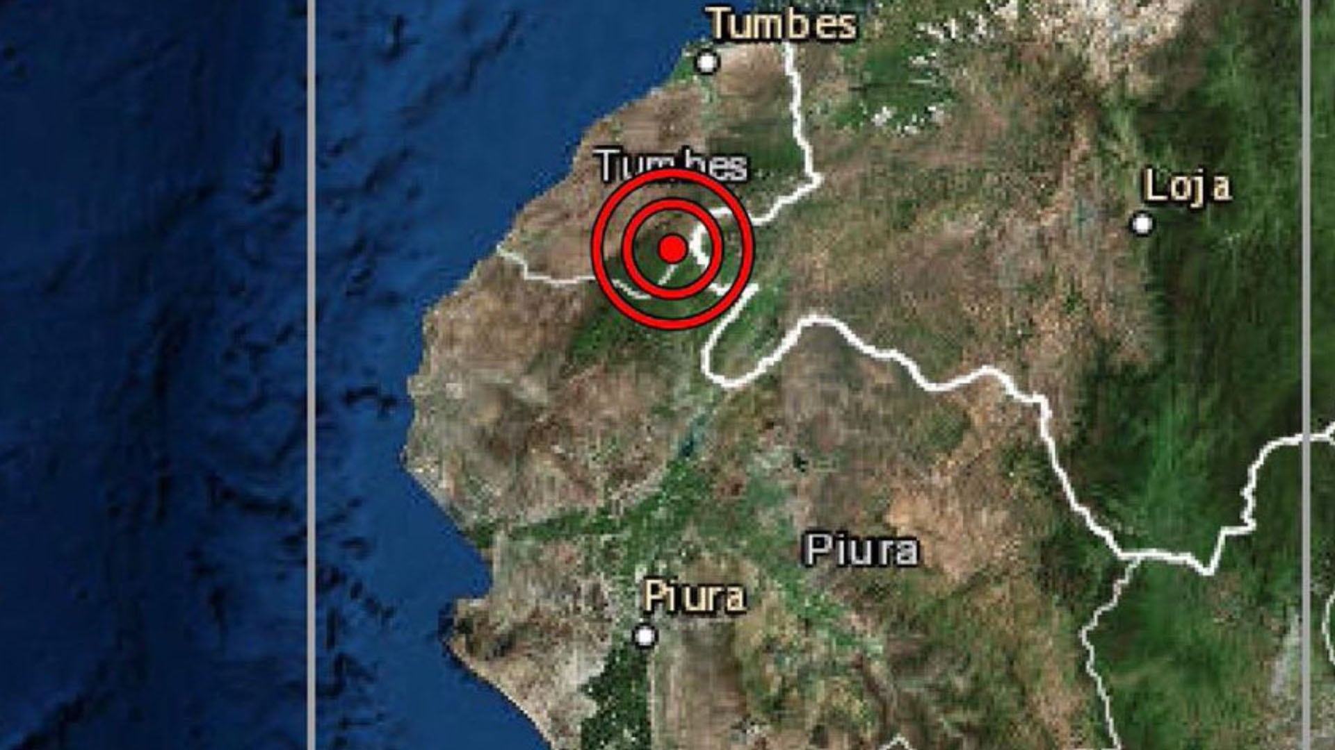 Sismo en Tumbes.