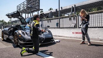 Pérez Companc y su novia