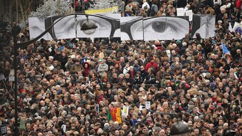 Las mutitudinarias marchas del 11