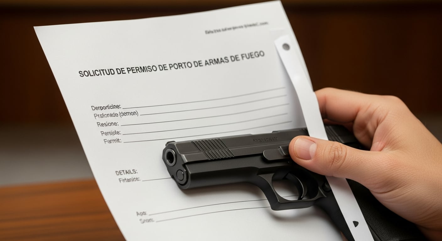 El costo mínimo para obtener el permiso de porte de armas en Colombia supera $2.205.000, entre exámenes, curso, póliza, derechos de trámite y compra del arma - crédito VisualesIA/Imagen Ilustrativa Infobae