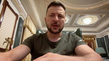 Zelensky llamó a los defensores