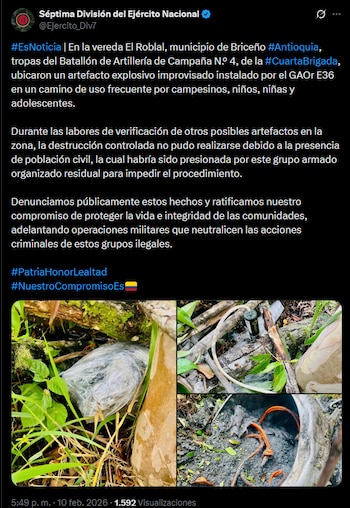 Soldados especializados en explosivos suspendieron