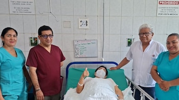 La paciente presenta una evolución favorable y continúa en recuperación bajo vigilancia médica - Créditos: Essalud.
