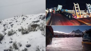 Tráiler se despista por caída