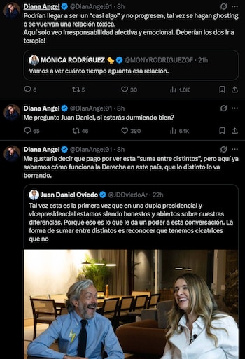 Diana Ángel calificó de “relación