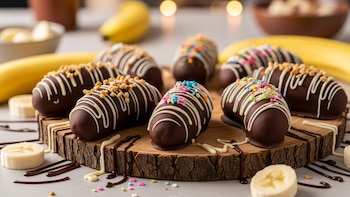 Chocobananas caseras: el postre viral con chocolate que conquista fiestas y antojos