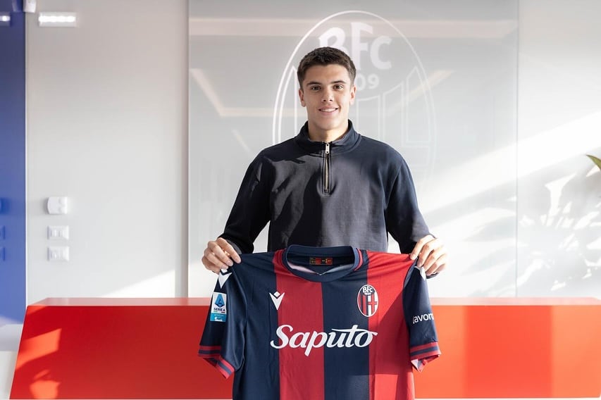 Bodin Tomasevic, una de las promesas del Bologna que quiere seguir los pasos de Jhon Lucumí - crédito @fkstariaerodrom/Facebook